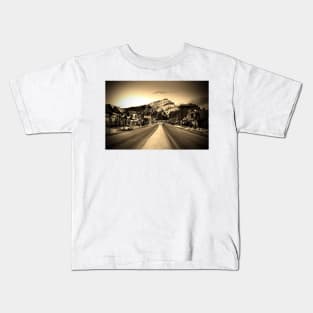 Banff Avenue Alberta Canadian Rockies Canada Kids T-Shirt